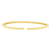 1.91ct 14k Yellow Gold Diamond Bangle
